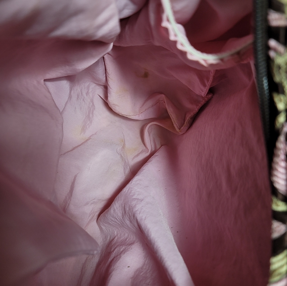 Petunia Pickle Bottom Brown Pink Tan Floral Paisley Diaper Bag - Picture 13 of 16